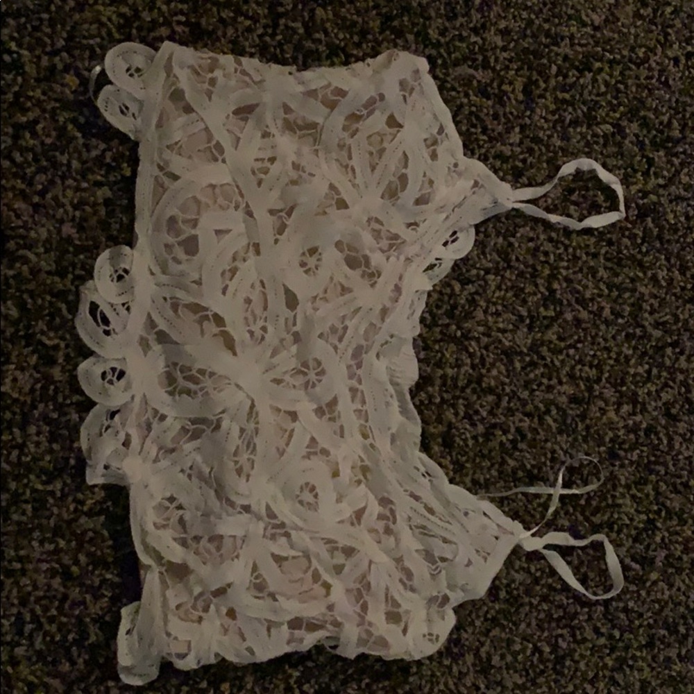 NWT Cotton Candy Lacy Crop/Bralette